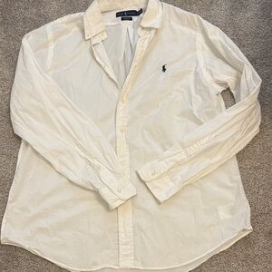 Polo by Ralph Lauren Long-Sleeve Button Shirt with Navy Pony size L